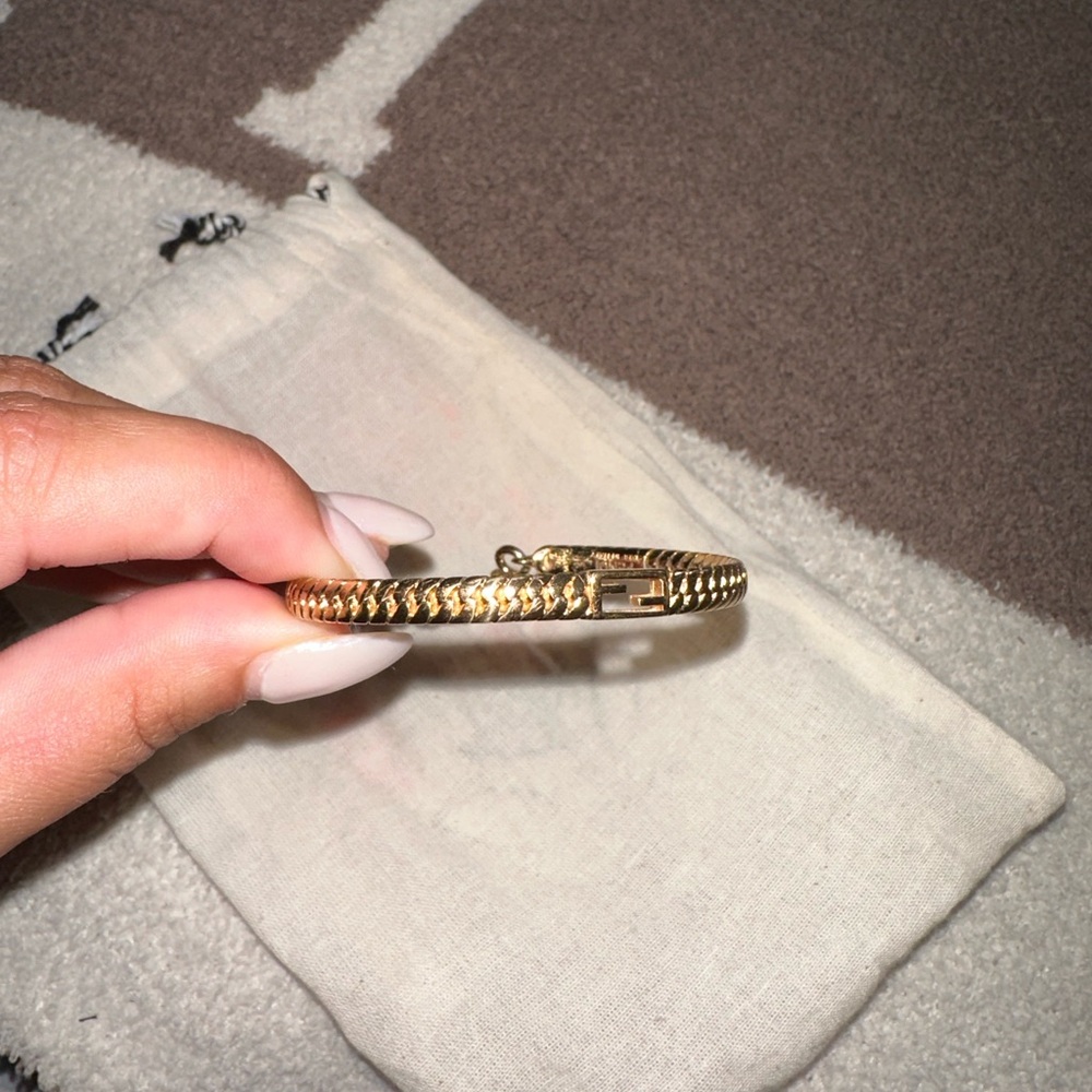 FENDI Gold Bracelet